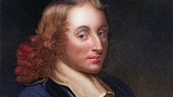 Ein historisches Portrait von Blaise Pascal (1623-1662) © picture alliance / Bildagentur-online Foto: Sunny Celeste