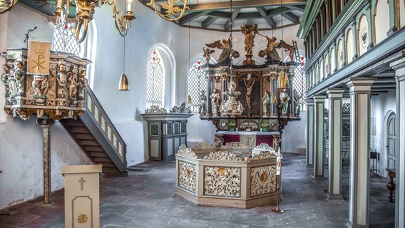 Die Kirche St. Jacobi in Neuenkirchen (Dithmarschen) © Kirche im NDR Foto: Christine Raczka