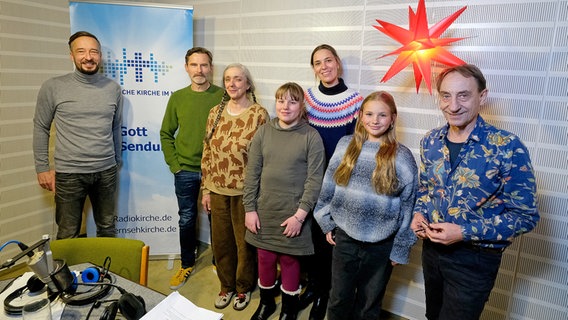 Das Team des Weihnachtshörspiels der Kirche im NDR © Kirche im NDR Foto: Dethard Hilbig