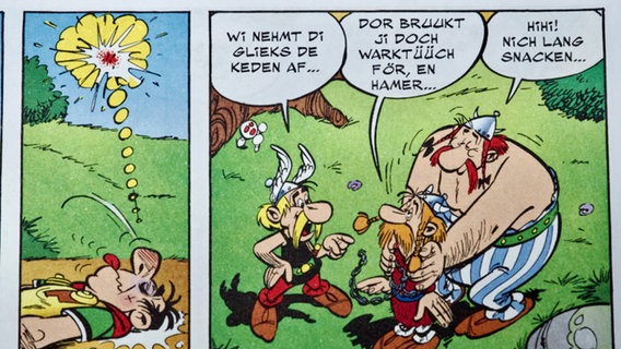 Panel aus "Asterix de Gallier" © Asterix®-Obelix®-Idefix® / © 2024 Les Éditions Albert René / Goscinny – Uderzo 