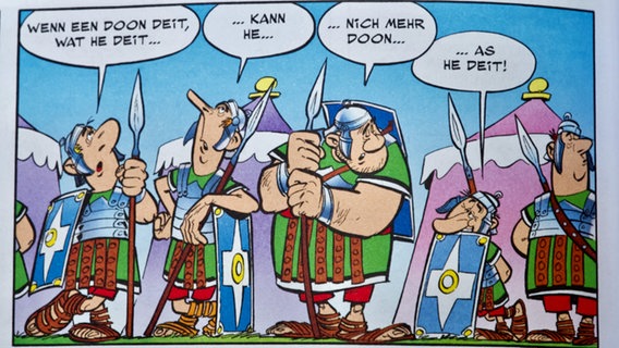 Panel aus "Asterix de Gallier" © Asterix®-Obelix®-Idefix® / © 2024 Les Éditions Albert René / Goscinny – Uderzo 