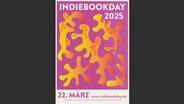 Ein Plakat für den Indiebookday 2025 mit bunten Formen. © mairisch Verlag/ Karenina Illustration 