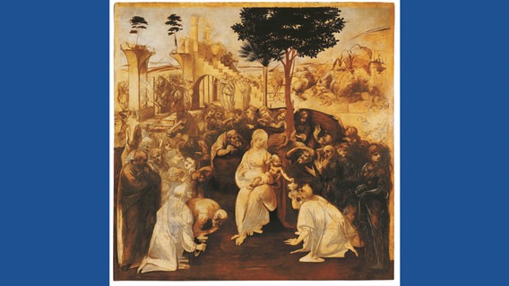 Anbetung der Könige, 1481 - 1482 © Uffizien, Florenz / Prestel Verlag 