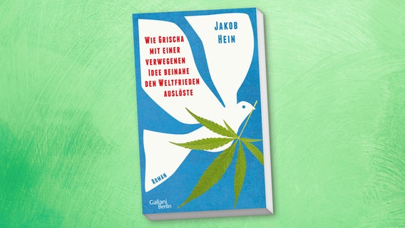 Cover: Jakob Hein, "Wie Grischa mit einer verwegenen Idee beinahe den Weltfrieden auslöste“ © Galiani Berlin 