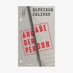 Buchcover: Elfriede Jelinek - Angabe der Person © Rowohlt Verlag 