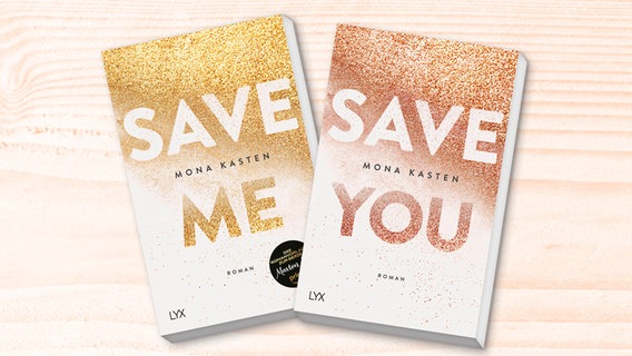 Collage der Buchcover: "Save Me" und "Save You" von Mona Kasten © S. Fischer Verlag 