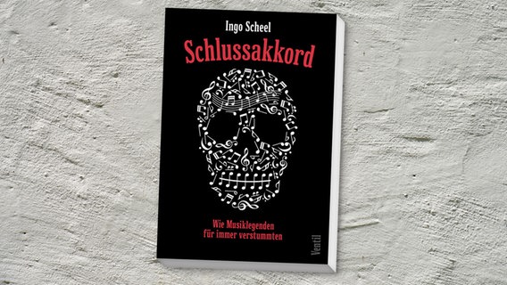 Buch-Cover: Ingo Scheel, "Schlussakkord. Wie Musiklegenden für immer verstummen“ © Ventil Verlag 