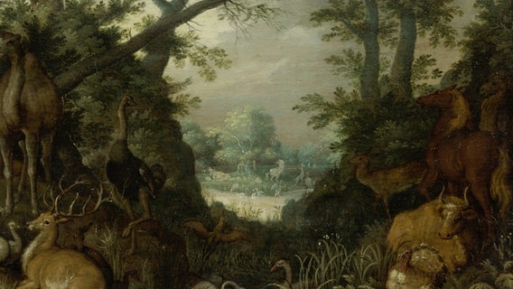 Eine Landschaft bei düsterem Wetter, genald von Roelant Savery. © Gemäldegalerie - Staatliche Museen zu Berlin / Eigentum des Museums für Westliche und Östliche Kunst Odesa Foto: Christoph Schmidt