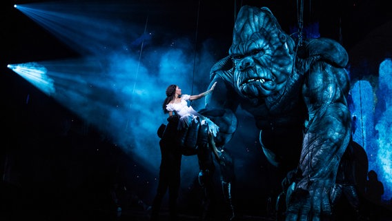 Szene aus King Kong das Musical © picture alliance/dpa | Matthew Murphy Foto: Matthew Murphy