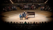 Yo-Yo Ma, Leonidas Kavakos und Emanual Ax in der Elbphilharmonie © Jann Wilken Foto: Jann Wilken