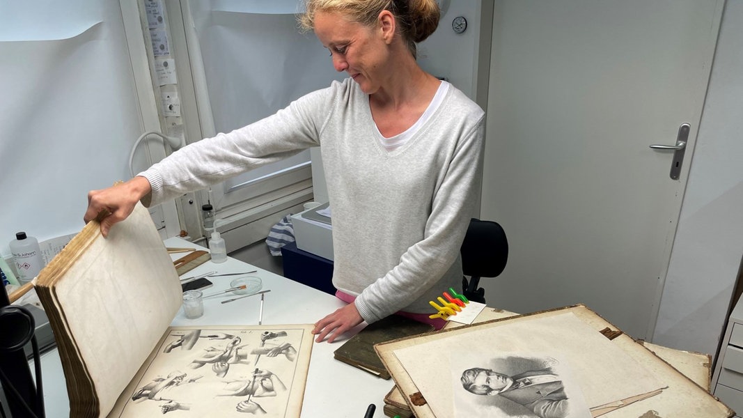 Help for historical books: Portrait of restorer Gudrun Kühl | NDR.de – Culture – Art