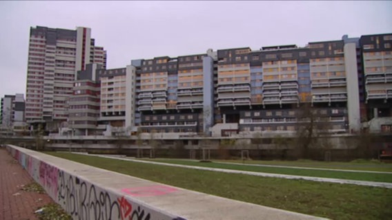 Das Ihme-Zentrum in Hannover von außen © NDR Screenshot 