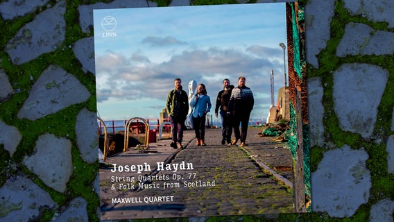 CD Cover: Maxwell Quartet - Haydn: Streichquartette op. 77 & Volksmusik aus Schottland © Linn Records 