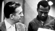 Der Jazztrompeter Miles Davis und der Pianist Gil Evans, 1957 © BridgemanxImages 