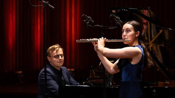 Vier-Länder-Konzert 2024: Felizia Darsow und Arkadiusz Godzinski © Helge Krückeberg 