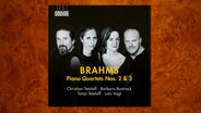 CD-Cover: Brahms "Klavierquartette Nr. 2 in A-Dur & Nr. 3 in c-Moll" © Ondine 