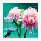 CD-Cover: Werke von Mozart mit dem Mozarteumorchester Salzburg unter Howard Griffiths © Alpha Classics / out here music 