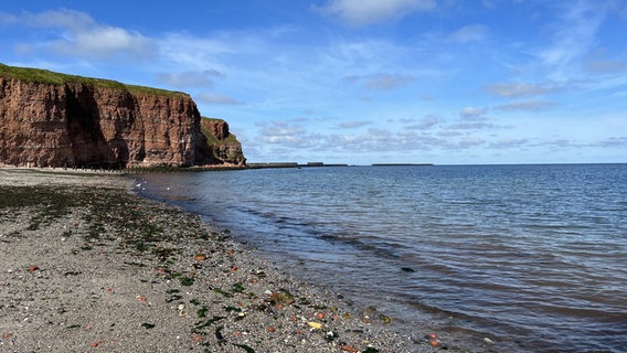 Der Nordstrand von Helgoland. © NDR Foto: Marie Sophie Koop