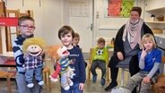 Plattdeutsch für die Kleinsten im Kindergarten. © NDR / Lina Bande 
