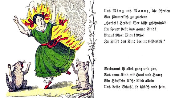 Der Struwwelpeter: "Die gar traurige Geschichte mit dem Feuerzeug" © picture alliance/imageBROKER Foto: bilwissedition