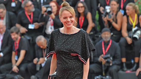 Julia von Heinz beim Filmfestival von Venedig, aufgenommen am 28. August 2024. © picture alliance/dpa | Stefanie Rex Foto: Stefanie Rex