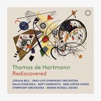 CD Cover: "Rediscovered" Thomas de Hartmann: Violinkonzert op. 66, Cellokonzert op. 57
Joshua Bell, INSO-Lviv Symphony Orch. © Pentatone 