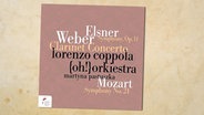 CD Cover: Józef Elsner: Sinfonie C-Dur op. 11/Carl Maria von Weber: Klarinettenkonzert Nr. 2 Es-Dur op. 74/Wolfgang Amadeus Mozart: Sinfonie A-Dur Nr. 21 K 134 © NIFCCD158/100213 