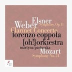 CD Cover: Józef Elsner: Sinfonie C-Dur op. 11/Carl Maria von Weber: Klarinettenkonzert Nr. 2 Es-Dur op. 74/Wolfgang Amadeus Mozart: Sinfonie A-Dur Nr. 21 K 134 © NIFCCD158/100213 