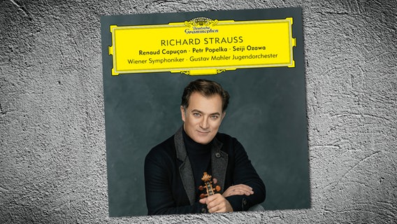 CD Cover: Richard Strauss Album ; Renaud Capucon, Wiener Symphoniker, Gustav Mahler Jugend Orch. © Deutsche Grammophon 