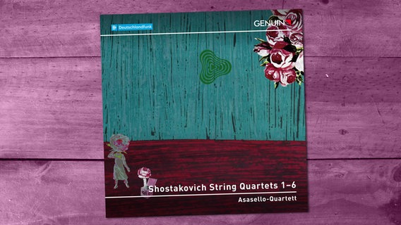 CD Cover: Dmitri Schostakowitsch: "Streichquartette Nr.1-6" © Genuin, DDD, 2024 