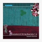 CD Cover: Dmitri Schostakowitsch: "Streichquartette Nr.1-6" © Genuin, DDD, 2024 