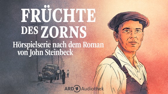 Cover: Hörspielserie "Früchte des Zorns" © NDR/Isabel Seliger 