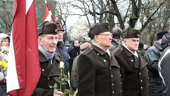 Memorial Day Latvian Legion "Waffen SS" © picture alliance / ZUMAPRESS.com Foto: Victor Lisitsyn