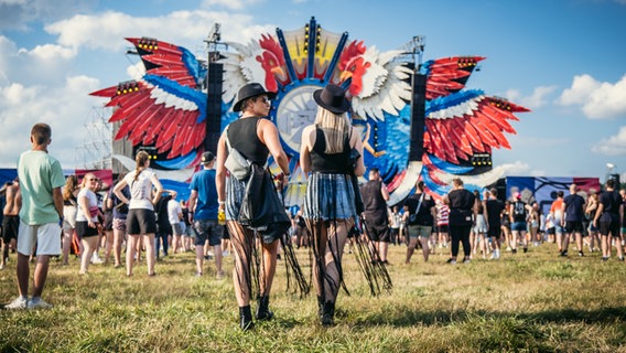 Eindrücke vom ersten Tag auf dem Airbeat One Dance Festival 2024. © NDR/N-JOY Foto: Benjamin Hüllenkremer