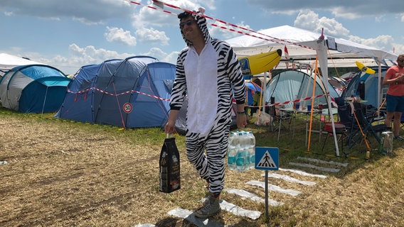 Impressionen vom Campinggelände auf dem Hurricane Festival 2019. © NDR/N-JOY 