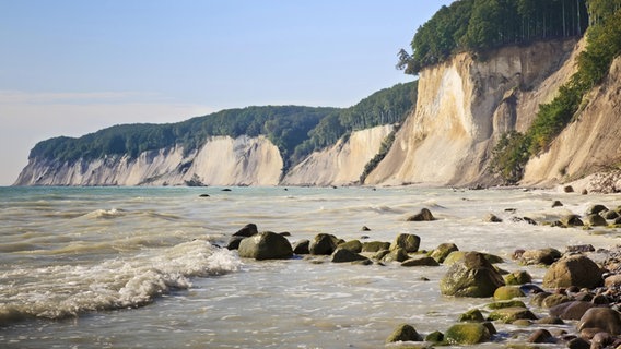 Blick über die Kreidefelsen der Insel Rügen. © picture alliance/imageBROKER Foto: Julie Woodhouse