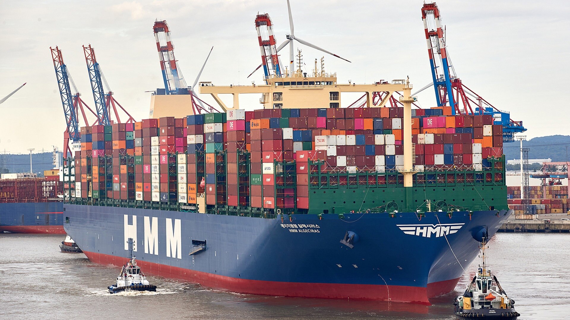 Grosstes Containerschiff Hat Hamburg Verlassen Ndr De Nachrichten Hamburg