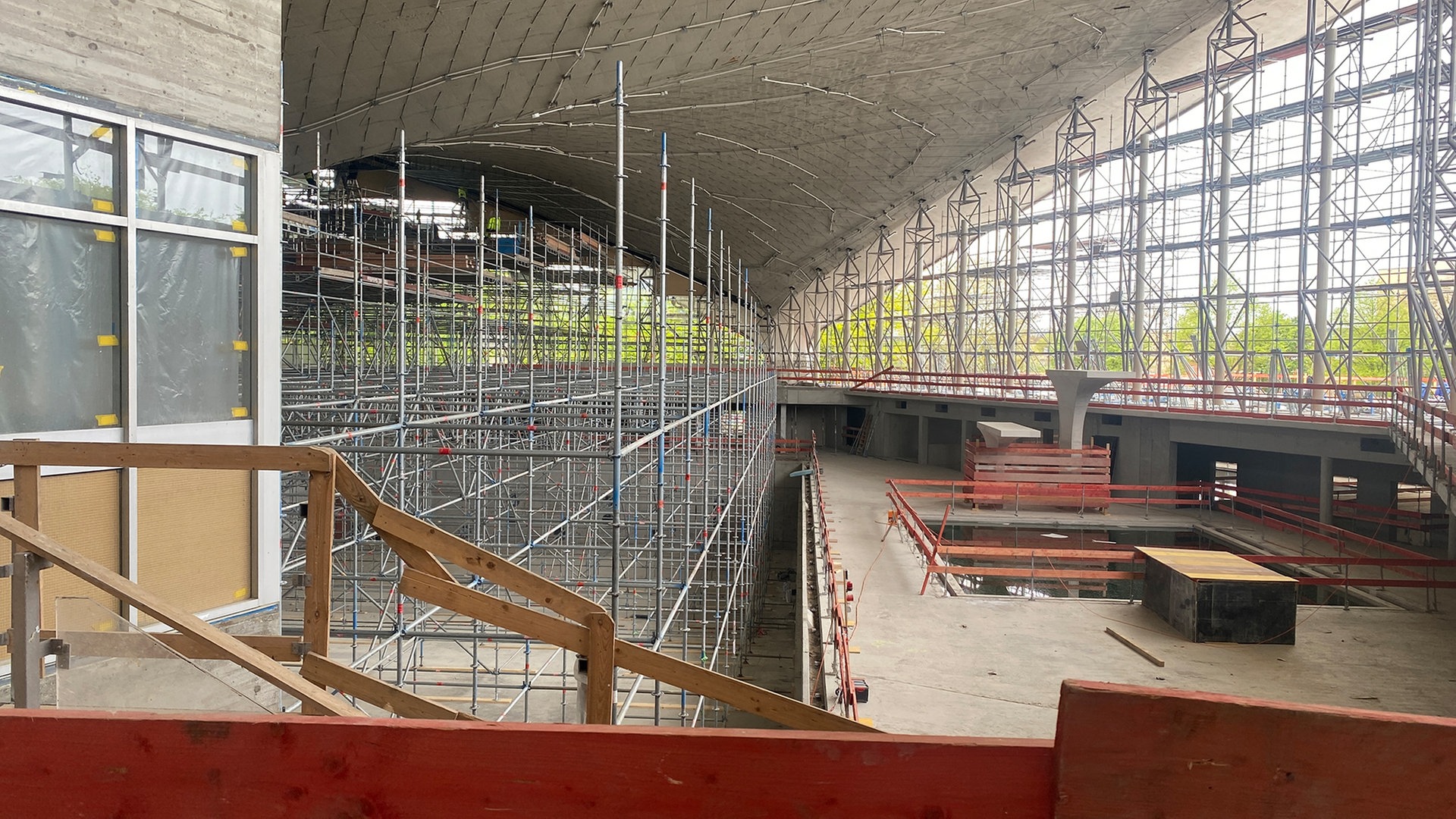 Alster-Schwimmhalle: So sieht es auf der Baustelle aus