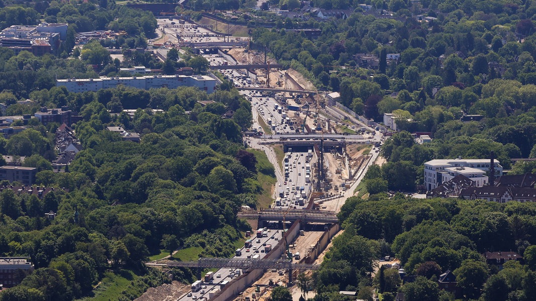 Sperrung früher aufgehoben: A7 in Hamburg wieder frei