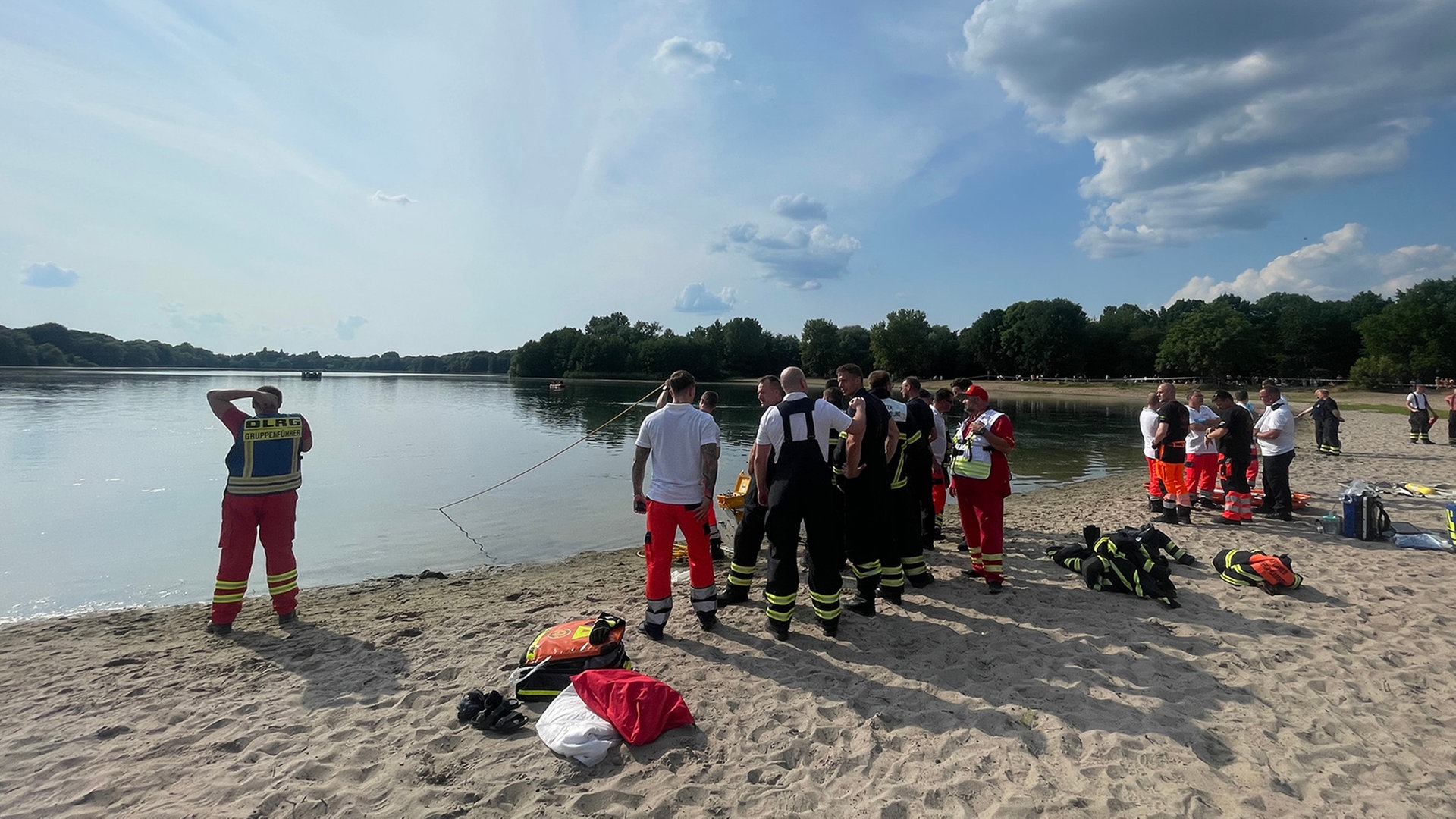 Badeunfall in Hamburg: Mann im Eichbaumsee ertrunken