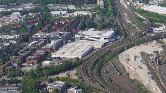 Luftbildaufnahme von Hamburg-Altona. © picture alliance/dpa | Marcus Brandt Foto: Marcus Brandt