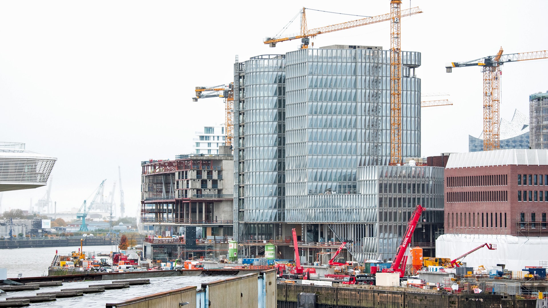 Unfall auf Baustelle in Hamburg: Viertes Todesopfer geborgen