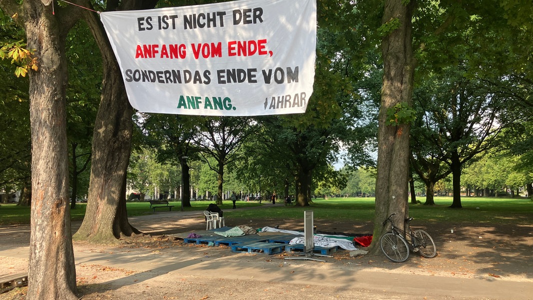 Pro-palästinensisches Protestcamp in Hamburg beendet