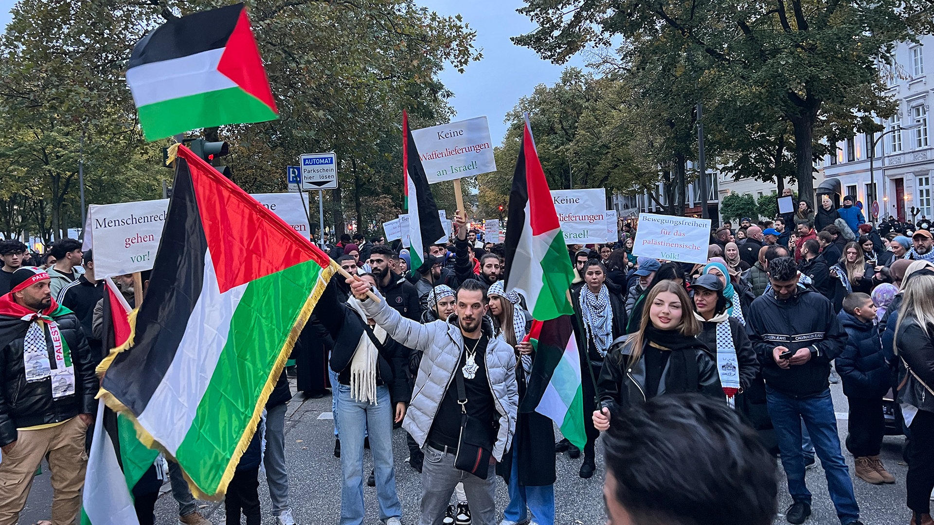 Pro-Palästina-Demo der Schura in Hamburg vorzeitig beendet