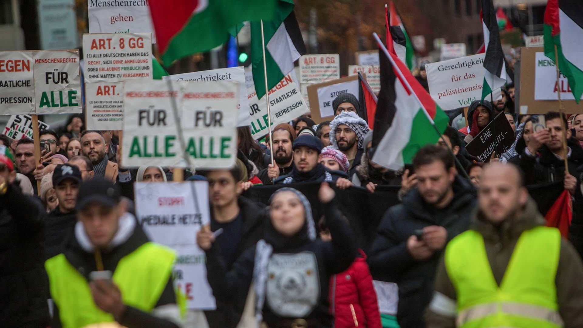 Pro-Palästina-Demos in Hamburg weiter verboten