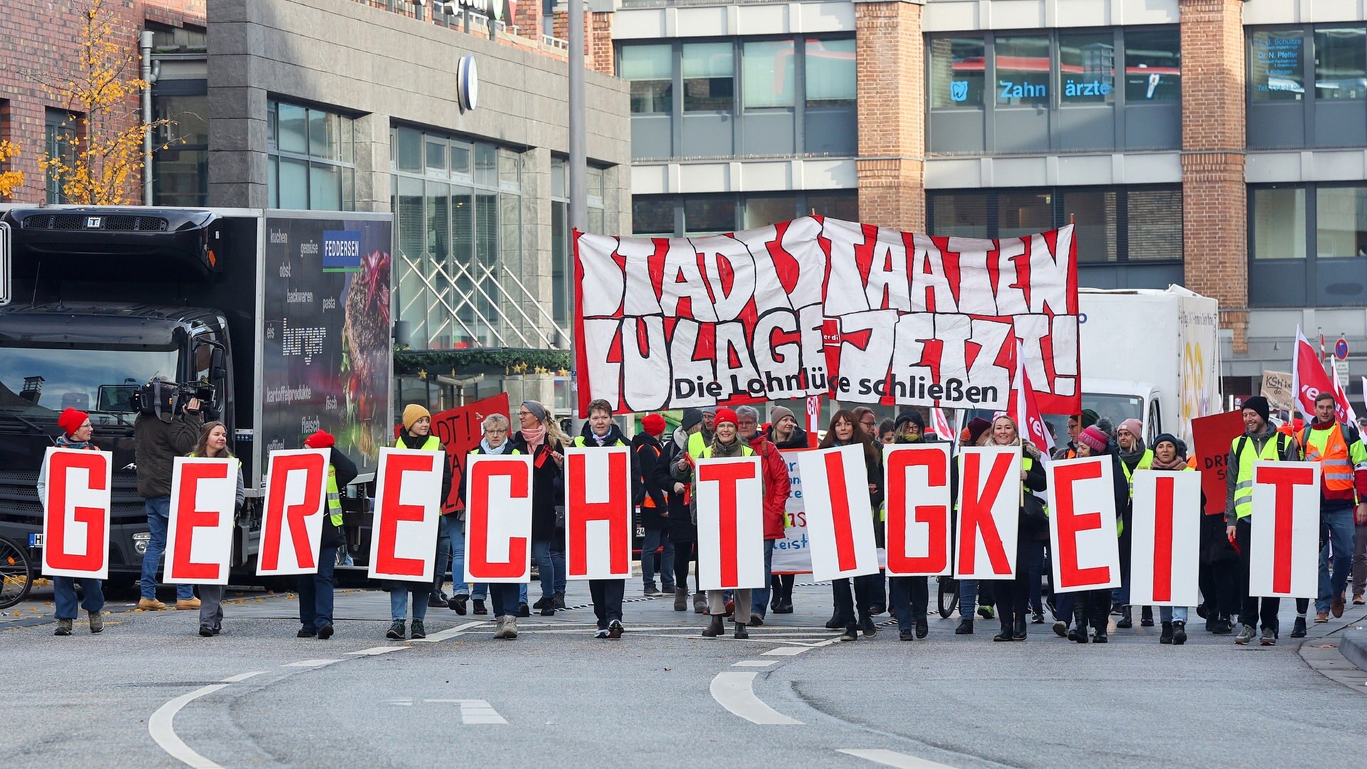 Öffentlicher Dienst: Hamburg in Warnstreik-Woche gestartet