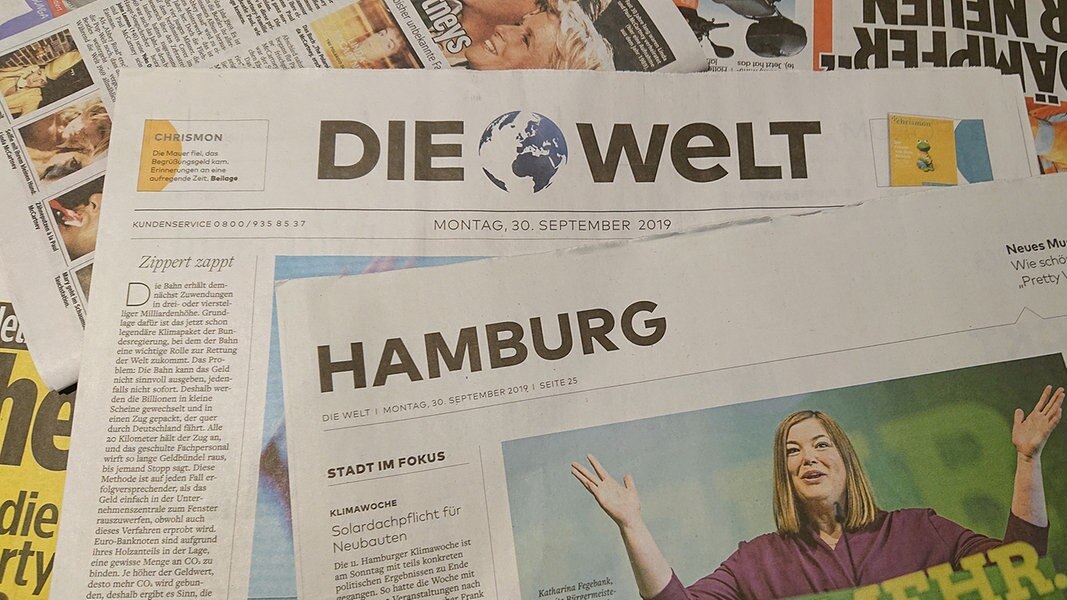 Letzter Hamburg-Teil von "Die Welt" erschienen | NDR.de - Nachrichten