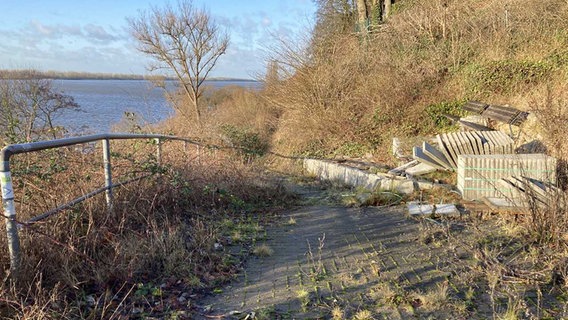 Der "Otto-Schokoll-Höhenweg" in Hamburg-Rissen. © NDR Foto: Reinhard Postelt