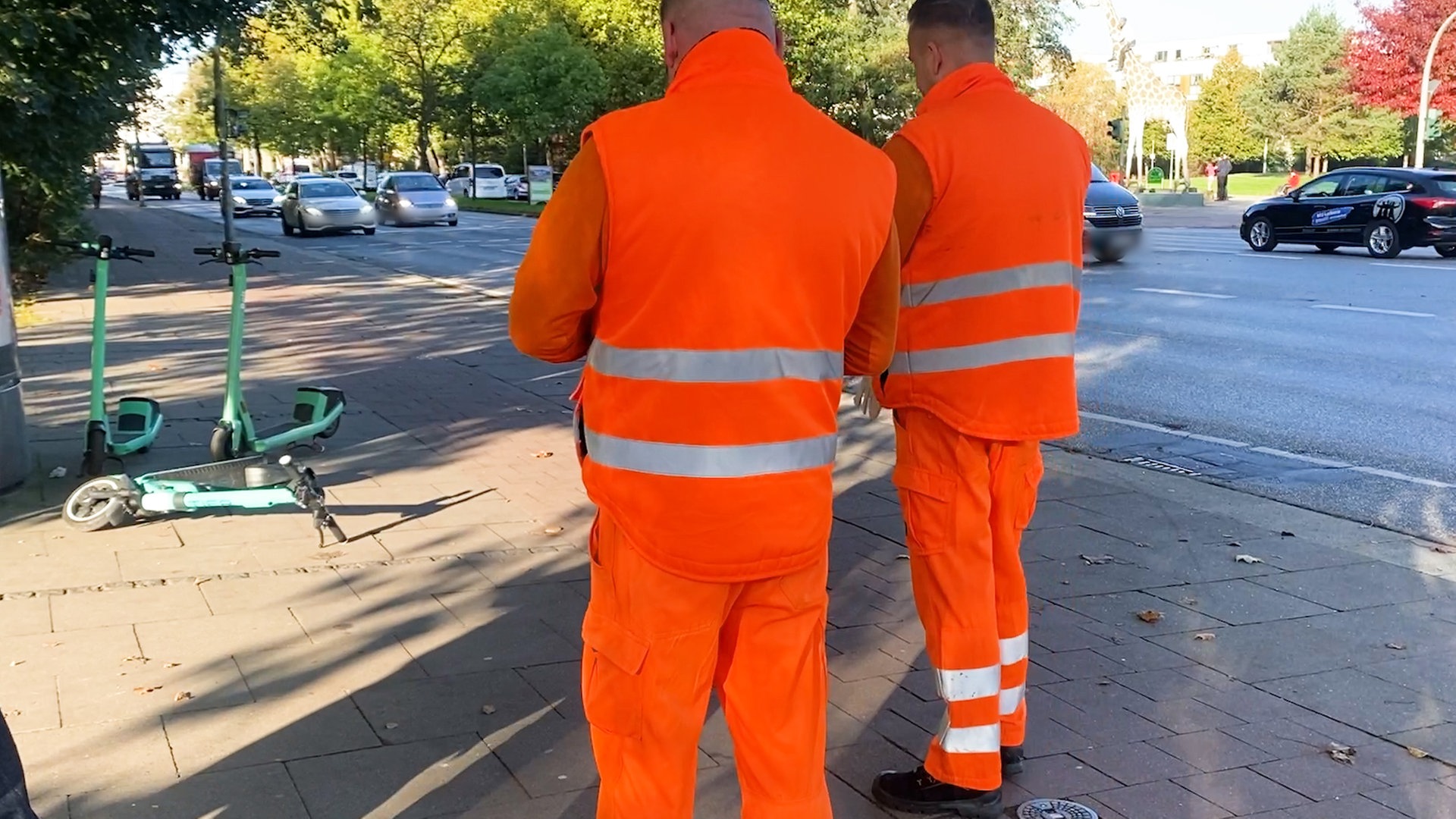 Hamburger Stadtreinigung räumt zukünftig E-Scooter wieder weg