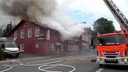 Das Dach des Hotels Heckkaten an der Kurt-A.-Körber-Chaussee in Hamburg-Bergedorf. © TV Elbnews Foto: TV Elbnews